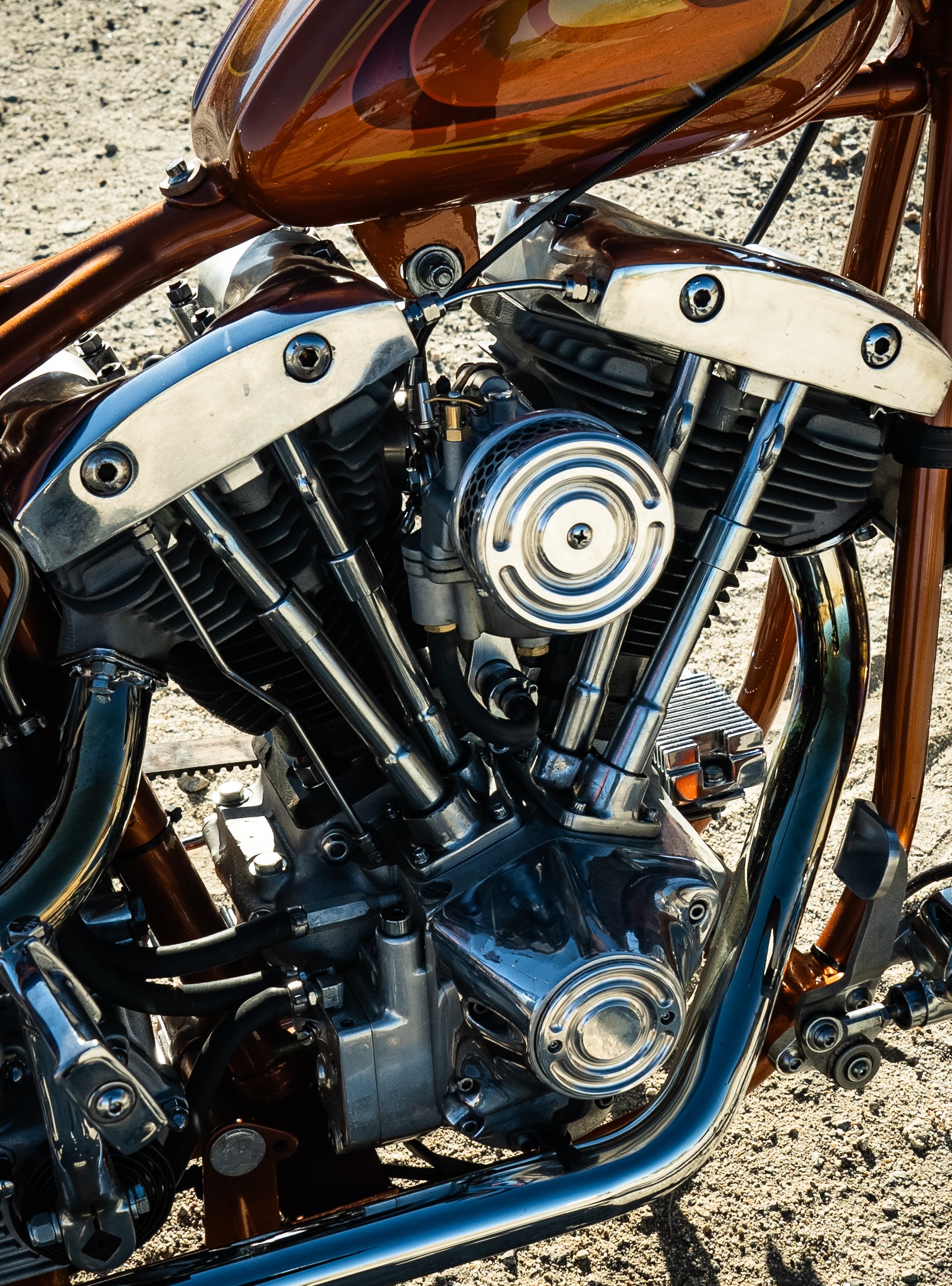 Swirl 4" Air Cleaner S&S and CV Carb