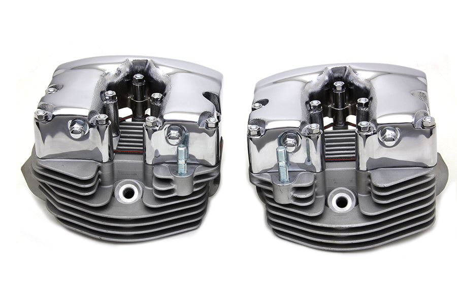 Cylinder Head Set with Chrome Rocker Box