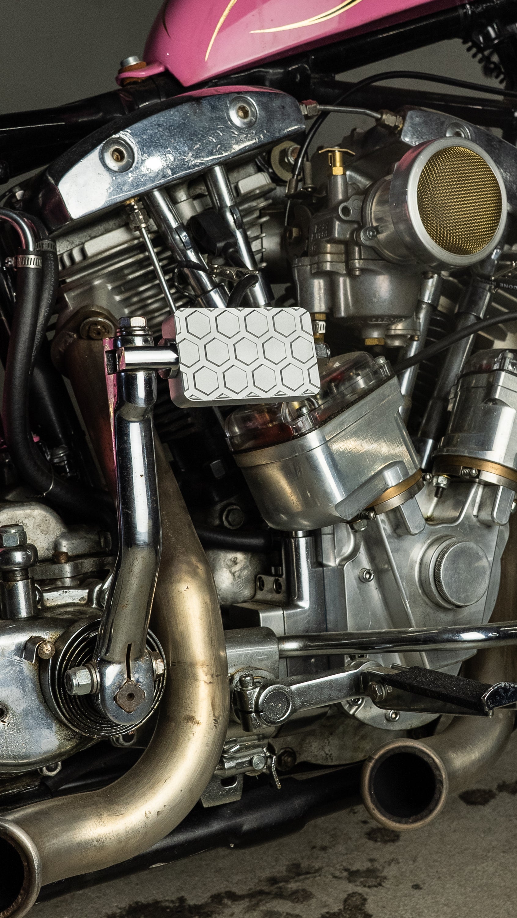 honeycomb pedal HoneyComb Kicker Pedal Polished