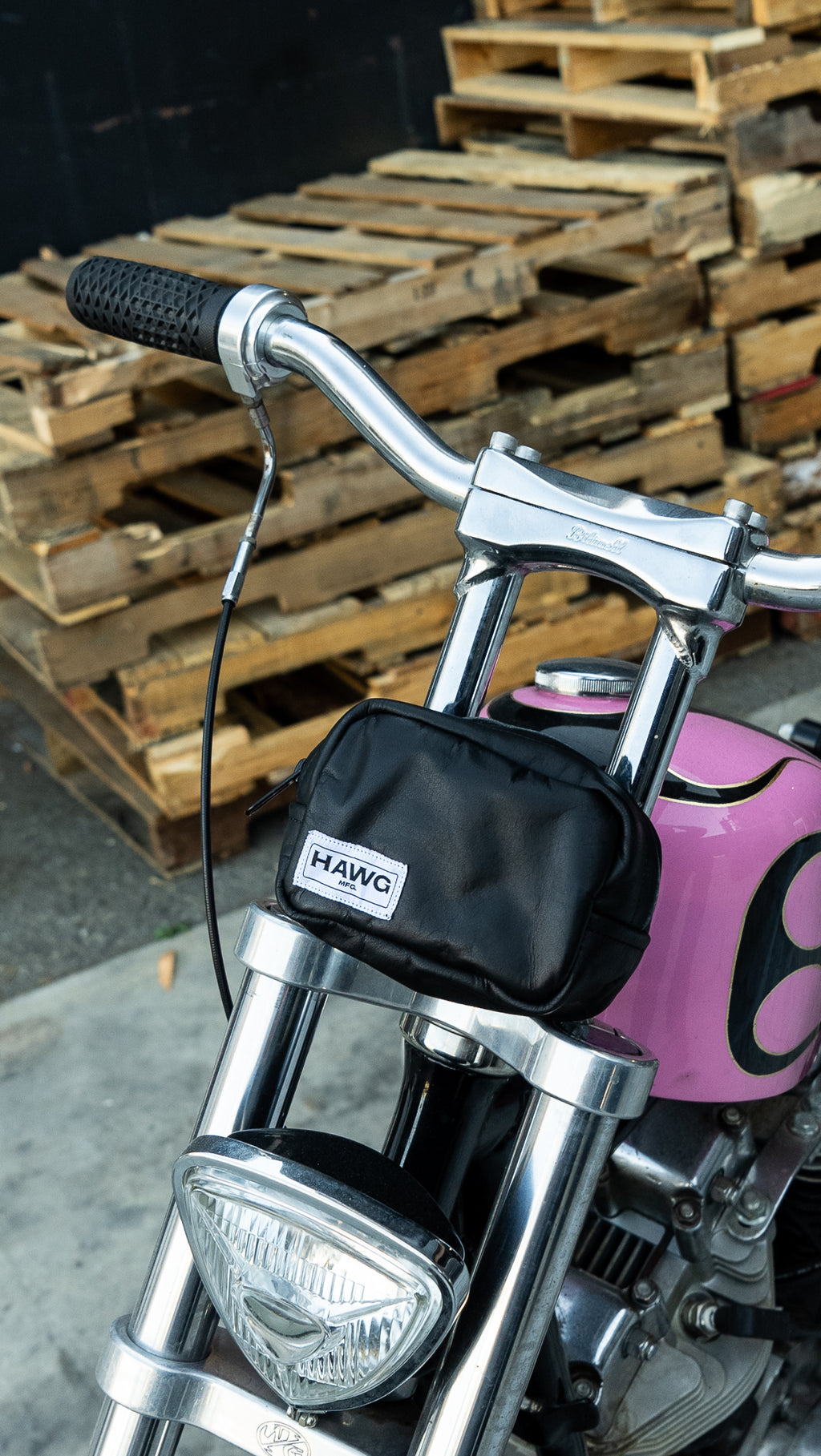 Leather Mini Handlebar Bag