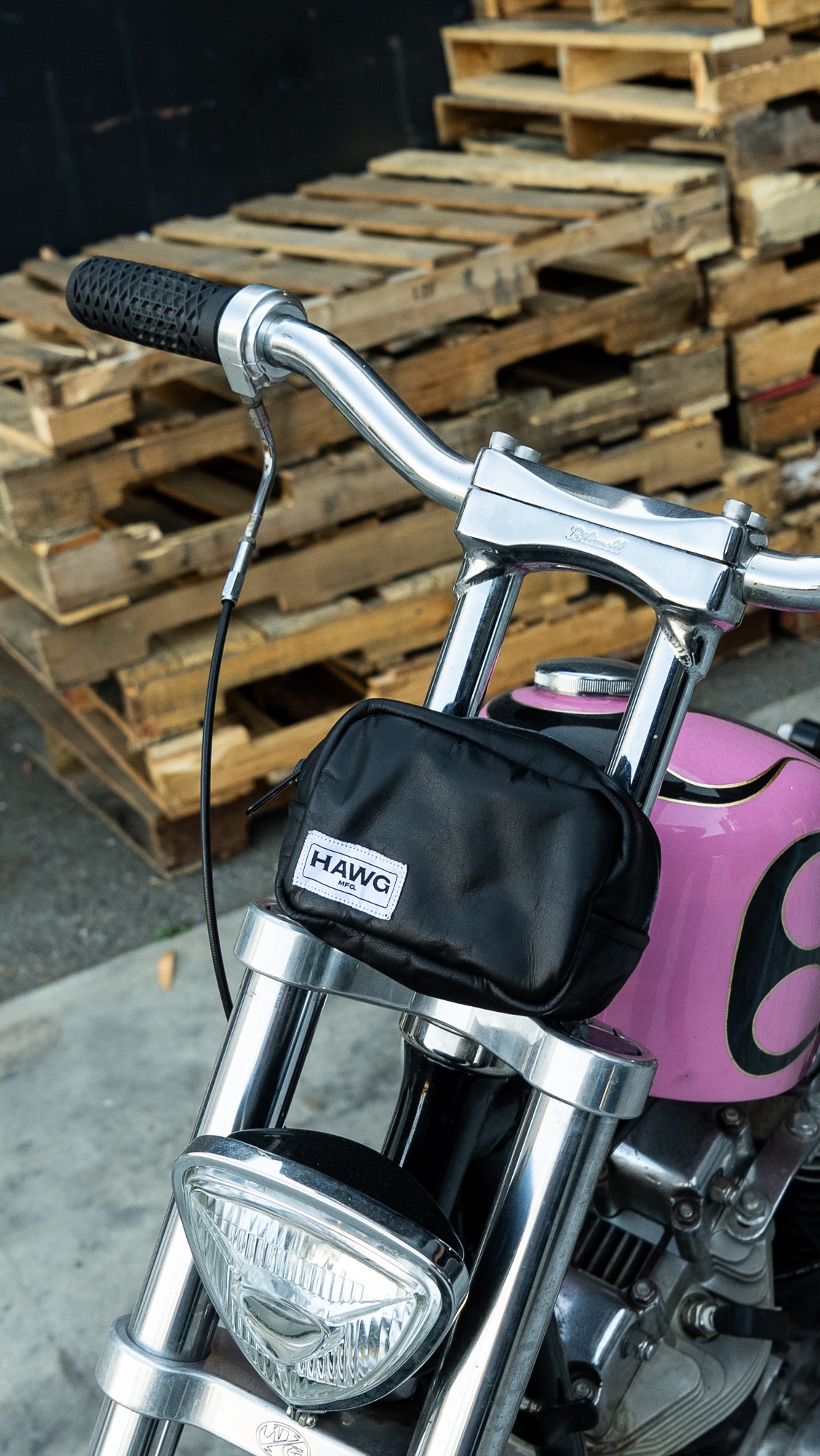 Leather Mini Handlebar Bag