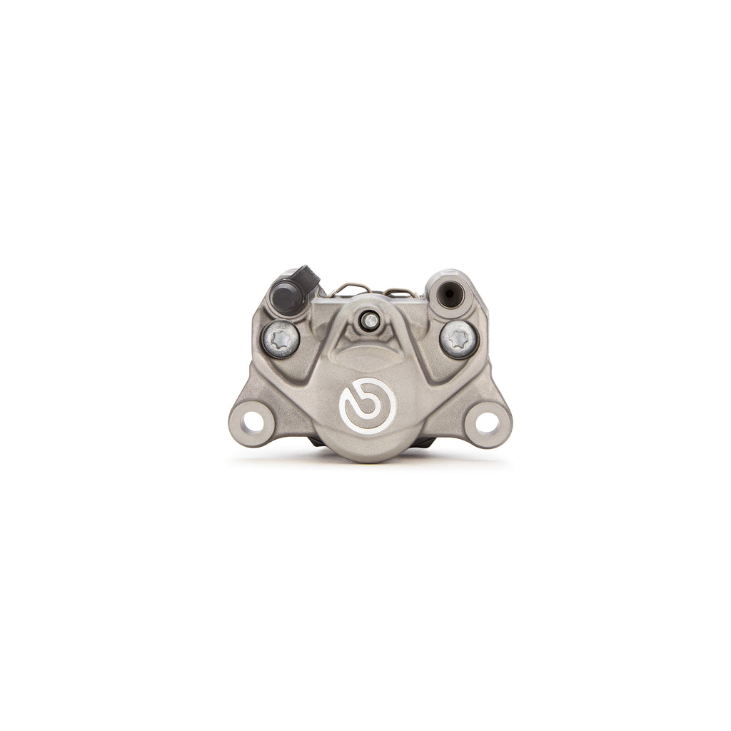 Brembo P2 34mm rear caliper, Titanium, right bleeder