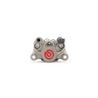 Brembo P2 34mm rear caliper, Titanium with red logo, right bleeder