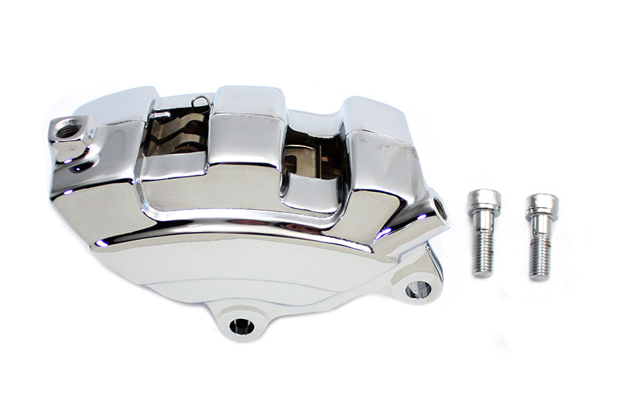 Chrome Rear 4 Piston Caliper