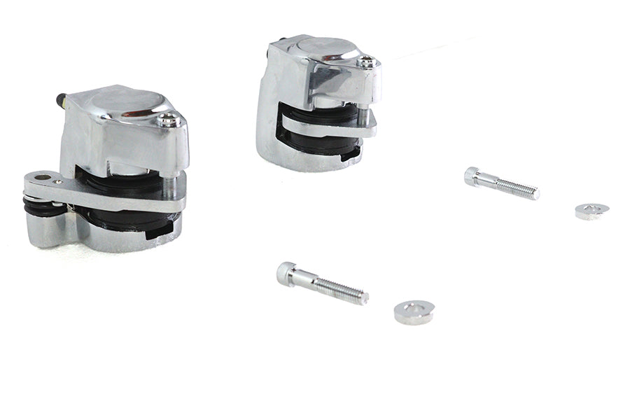 Right and Left Front Caliper Set 1 Piston