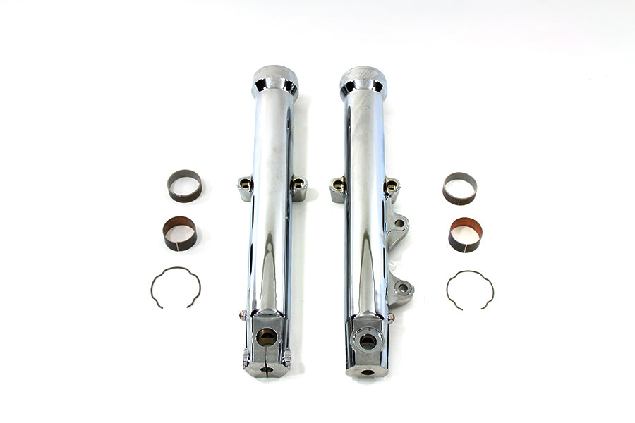 39mm Fork Sliders Chrome Single Disc