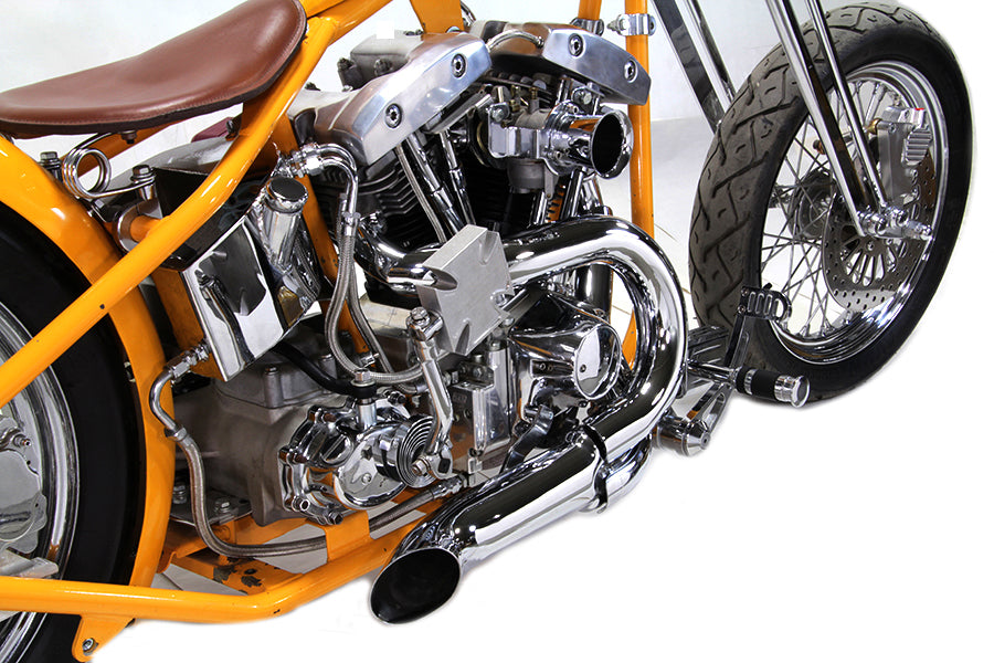Chrome 2 into 1 Exhaust Header Set