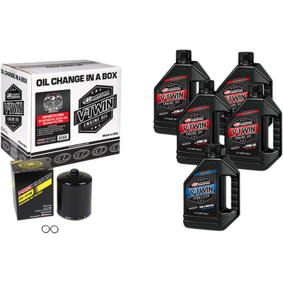 Sportster XL Oil Change Kit - Black Filter