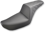 Step-Up Seat - Rear Lattice Stitched - Black - Dyna