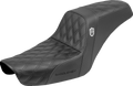 Step-Up Seat - Gripper - Black - Dyna '96-'03