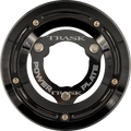 TRASK DERBY COVER AND POWER PLATE KIT M8 SFTL BLK/BLK