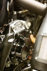 BAKER DRIVETRAIN COVER TRANS CABLE TYPE 07-UP BT GLOSS BLACK