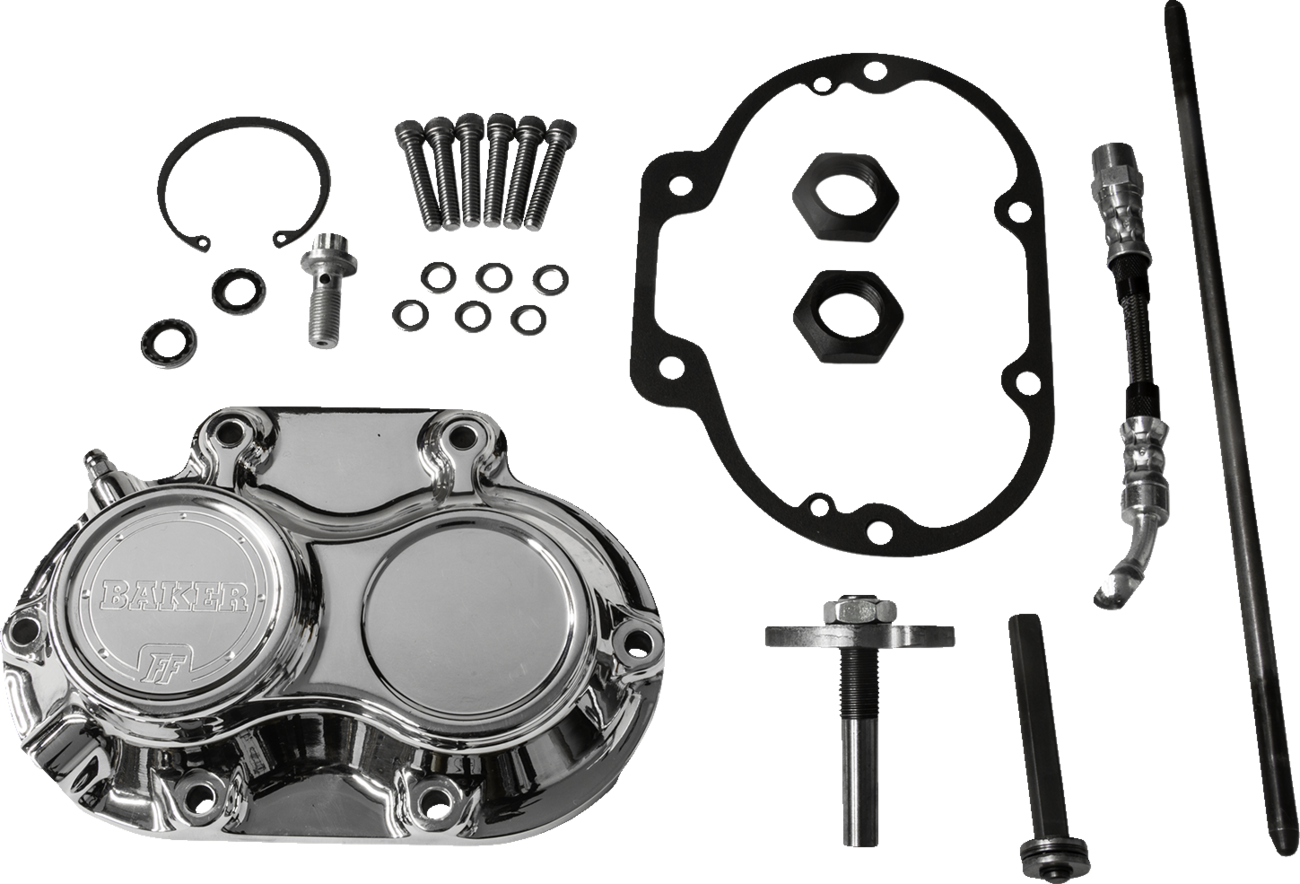 BAKER DRIVETRAIN COVER TRANS M8 HYDRAULIC POLISH