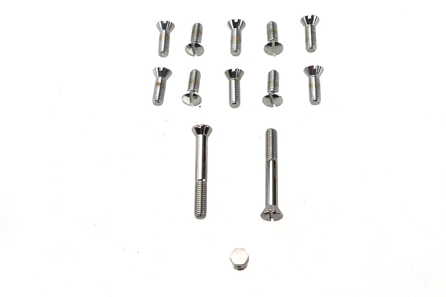 Transmission Top Cover Screw Kit Chrome