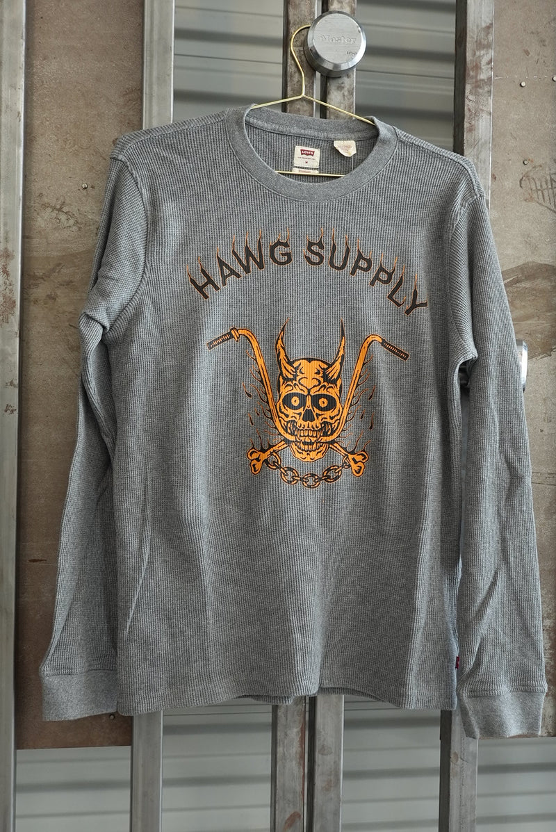 “Skullbars” Thermal Longsleeve Shirt - Limited