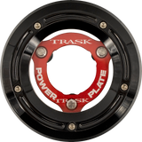 TRASK DERBY COVER AND POWER PLATE KIT M8 SFTL BLK/RED