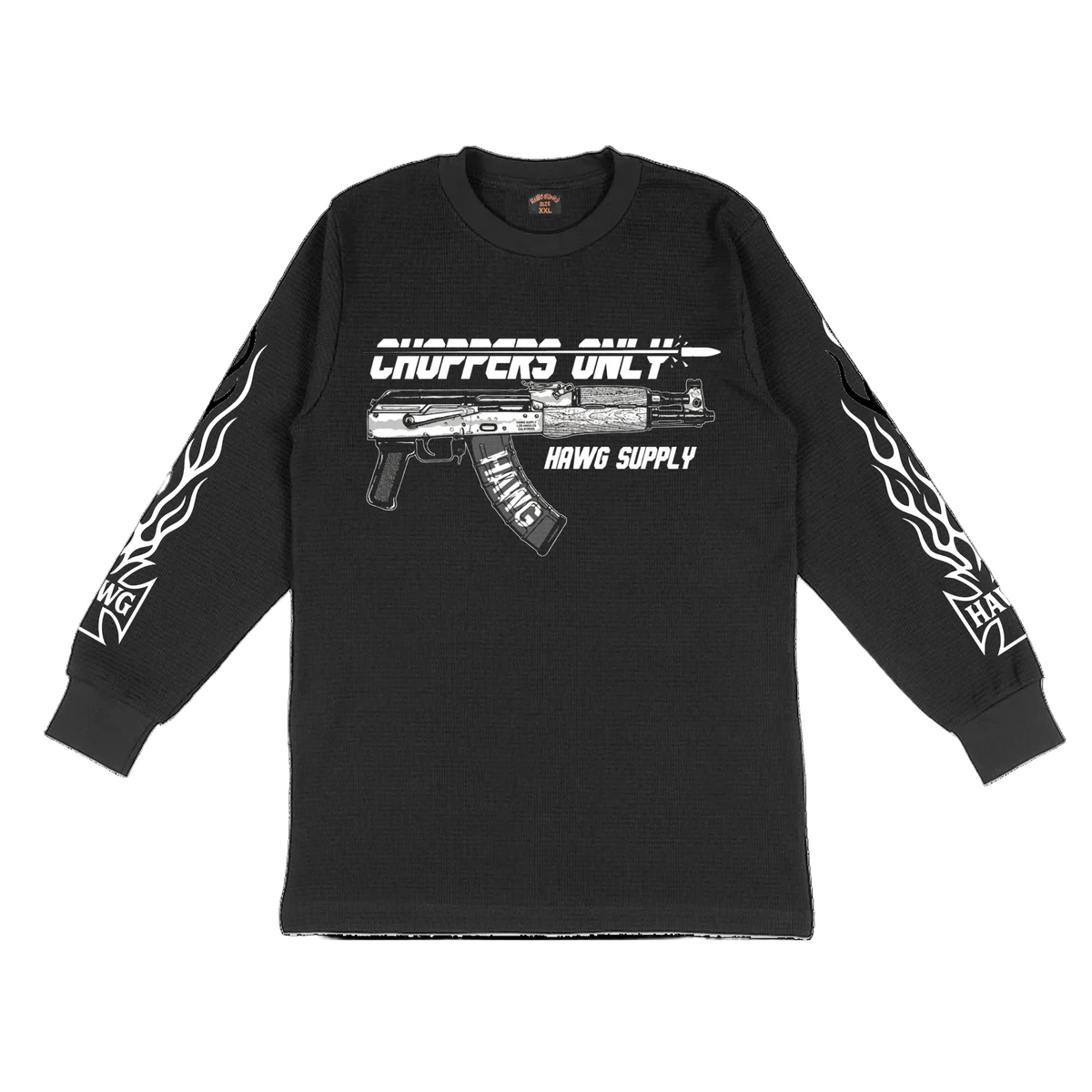 Choppers Only Thermal Shirt – 9oz Waffle Knit – Hawg Supply