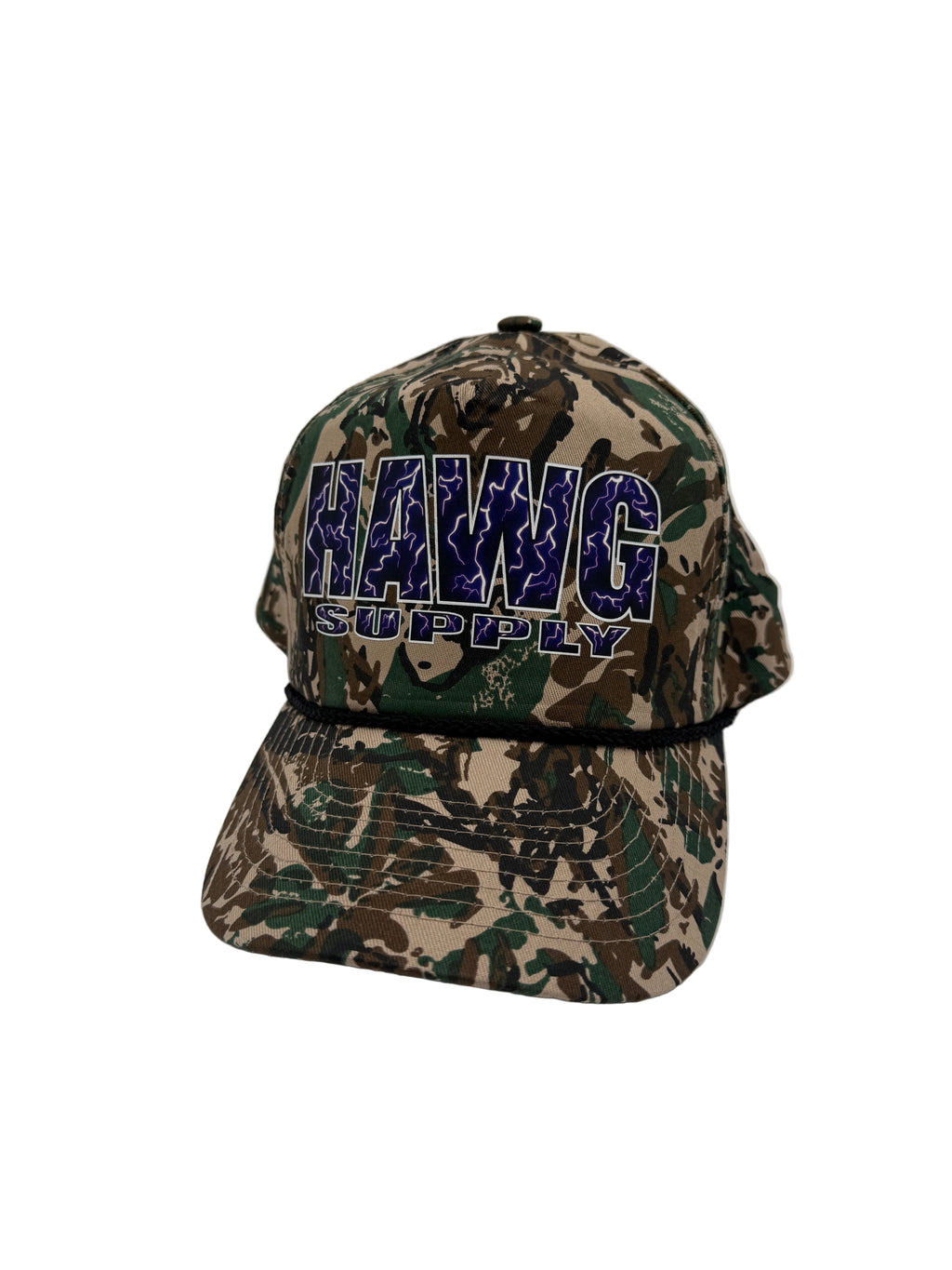 Lightning Camo SnapBack Hat