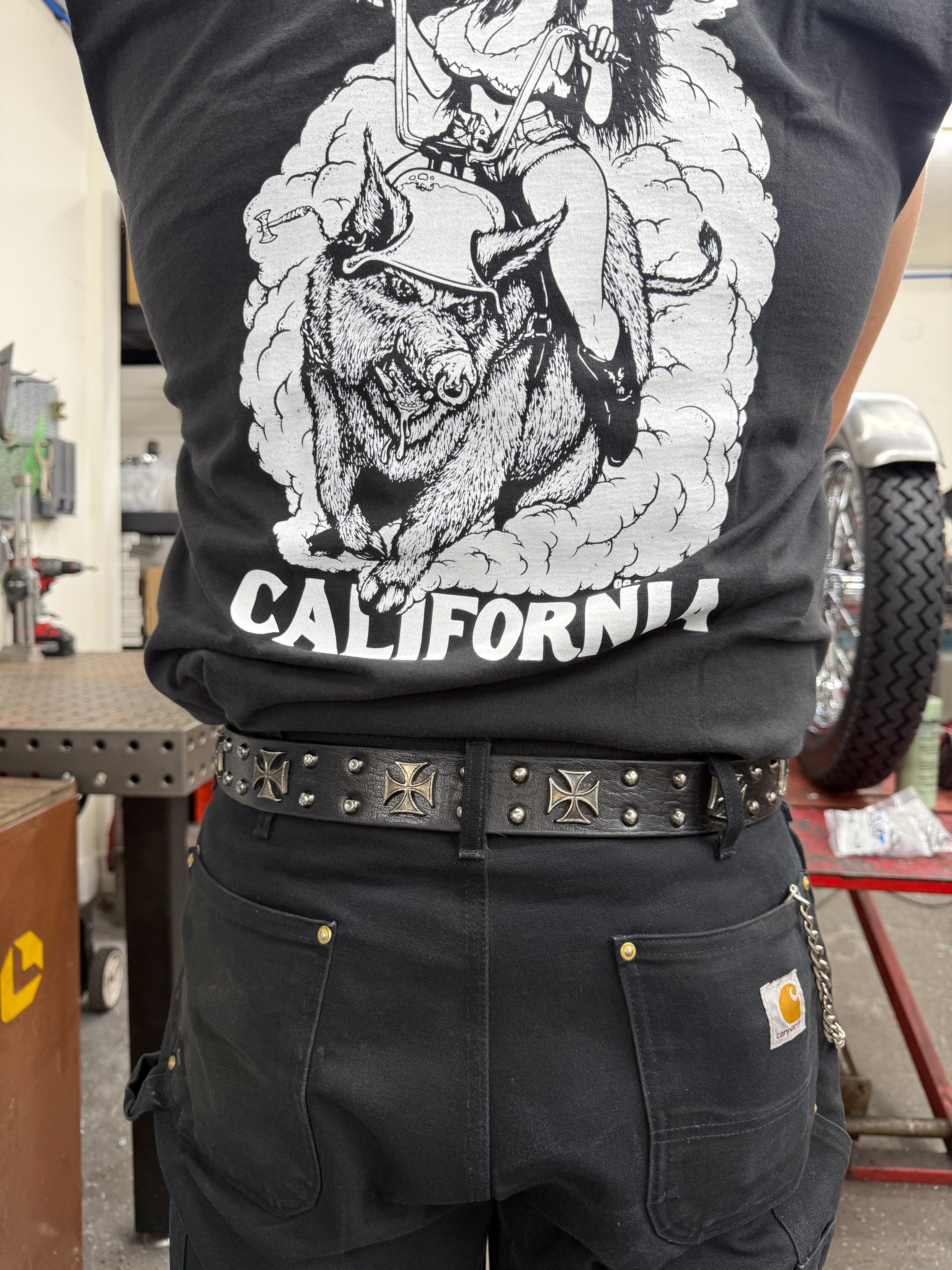 Hawg Leathers Iron Cross Belt