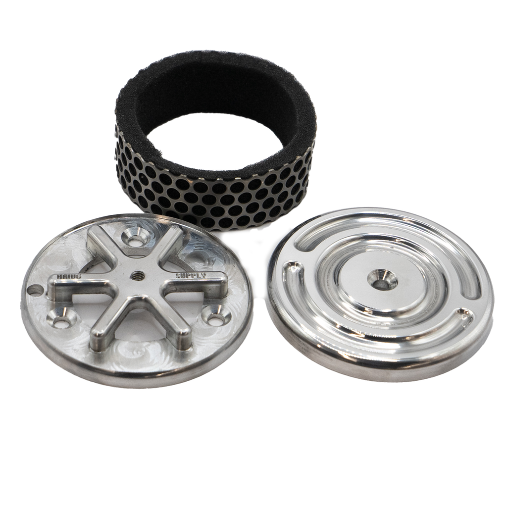 Swirl 4" Air Cleaner S&S and CV Carb
