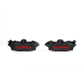 Brembo M4 radial caliper pair, Black with red lettering