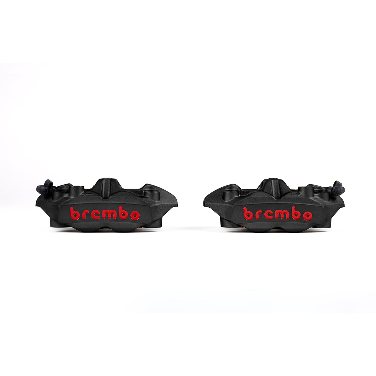 Brembo M4 radial caliper pair, Black with red lettering