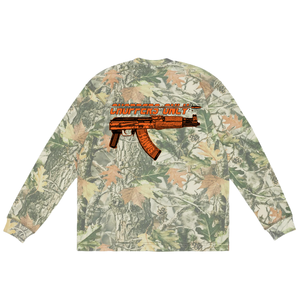 Camo Waffle Knit Thermal -  Choppers Only