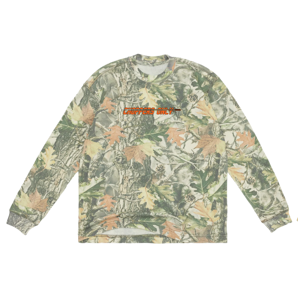 Camo Waffle Knit Thermal -  Choppers Only