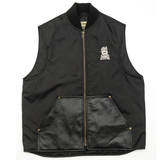 Blacktop Motorcycle Vest – Cordura® with Leather Pockets