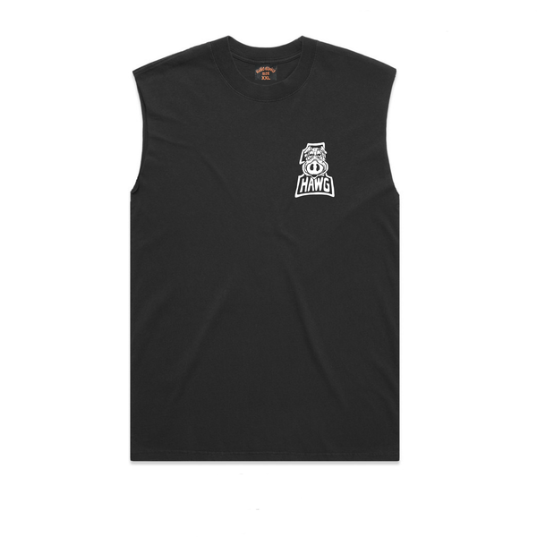 Hawgin' Cut-Off T-Shirt Vintage Black