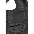 Blacktop Motorcycle Vest – Cordura® with Leather Pockets