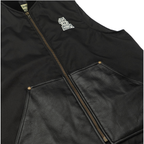 Blacktop Motorcycle Vest – Cordura® with Leather Pockets