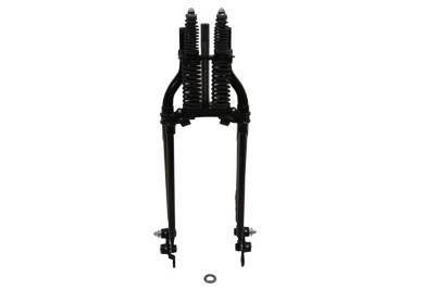 Black 18" Offset Spring Fork Assembly